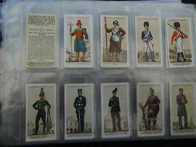 One Complete Set  Cigarette Cards Players Uniforms Of Territorial Army • £0.99