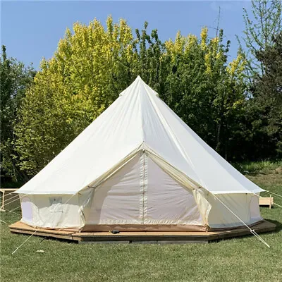 AU Ship Outdoor Waterproof 3/4/5/6M Oxford Bell Tent Luxury Yurt Camping Tent  • $538
