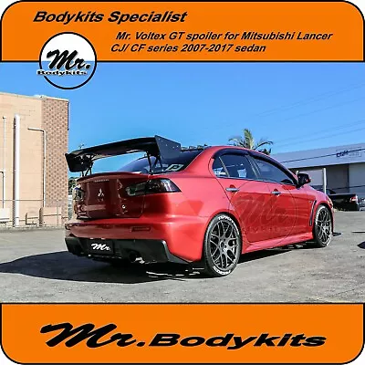 $435 • Buy Mr. Voltex GT Spoiler Wing For Mitsubishi Lancer Sedan 07-17 CJ/CF 