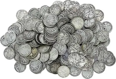 Walking Liberty Half Dollars $5 Face 90% Silver Coin Lot Circ Choose How Many • $129.95