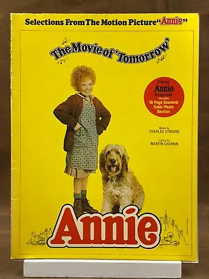 1982 Annie Motion Picture Musical Sheet Music - Souvenir Songbook • $8.45