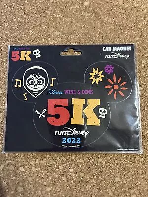 Run Disney 2022 Coco Miguel 5K Wine & Dine Run Disney Car Magnet • $12