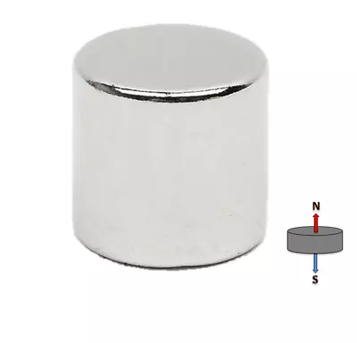 1X Powerful 25.4mm X 50.8mm N52 Neodymium Cylinder Magnets | Rare Earth Disc • $67.96