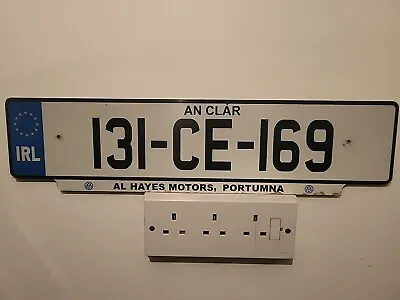 Republic Of Ireland License Plate County Clare 131 CE 169 HAYES VW • $18