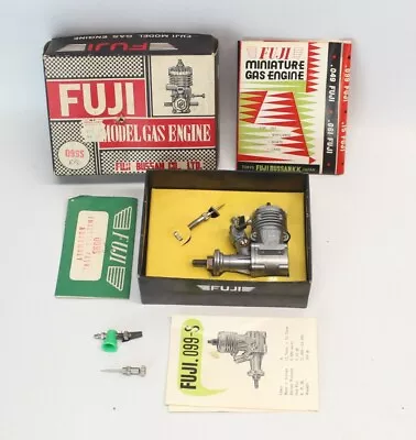 Fuji 099S Miniature Model Gas Airplane Engine W/Original Box 099-S 99S 99-S • $63