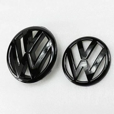 $69 • Buy Glossy Black Front And Rear Badge Emblem For VW Volkswagen MK6 GTI GOLF6 Set