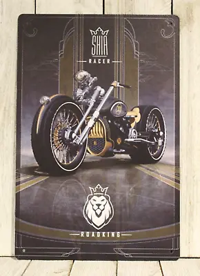 Shia Motorcycles Tin Sign Metal Poster Roadking Racer Bike Biker Man Cave 97 • $7.77