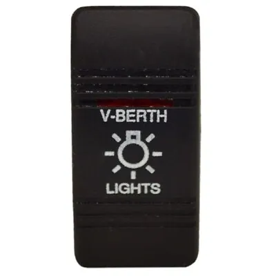 Carling Boat Rocker Switch Cover | Lighted Actuator V-Berth Lights • $4.98