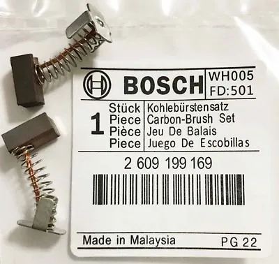 £5.95 • Buy  Genuine Bosch Carbon Brushes 2609199169 GDR18V-Li Impact Driver GDR 18V Li S21G