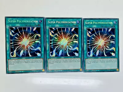 Yugioh - 3x Super Polymerization - BLMR-EN089 - Secret Rare - 1st • £23.99