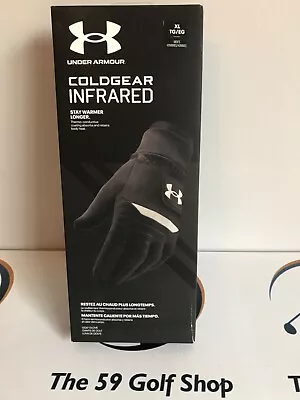 Under Armour Coldgear Infrared Golf Glove Pair - Mens XL - Black - Brand New • £14.70
