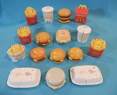 Vintage 1987 1988 & 1990 McDonalds Food Happy Meal Transformer Toys - Lot Of 16 • $30