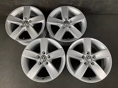 (4) VW Volkswagen Jetta Wheels Rims + Caps 16  Hol.69957 Golf Passat Rabbit EOS • $495