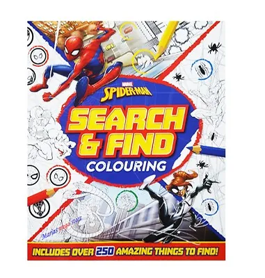£3.99 • Buy Marvel Spiderman Colouring Book Search & Find Activity Book Children For Boys