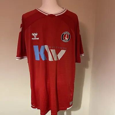 Charlton Athletic England Home Football Shirt 20/21 Hummel Size XL • £15.99