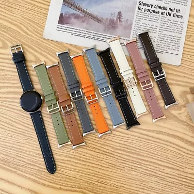 £8.99 • Buy Genuine Leather Strap For Google Pixel Watch Replacement Watch Band