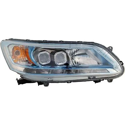 Headlight Fits Honda Accord 14-15 CAPA Certified LED Headlamp Right Side • $484.62