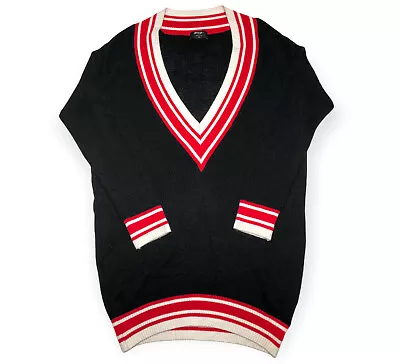 $15 • Buy Long Sleeve Nasty Gal Sporty Knit Mini Dress (Size Small) Athleisure Mod Striped