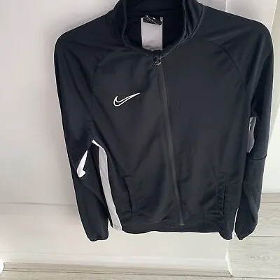 £9.99 • Buy Nike Black Zipped Dri-Fit Tracksuit Top • Men’s Size M Jacket