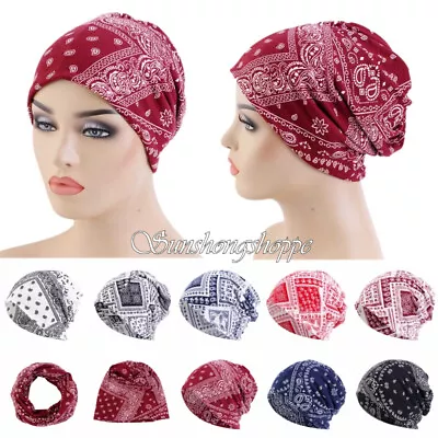 Women Men Baggy Beanie Hat Skiing Cap Neck Warm Scarf Face Veil Unisex Headwear • $8.70