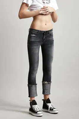 R13 Kate Skinny With Cuff Jeans. Size 27.  $495. • $250