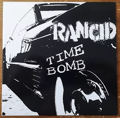 RANCID 'Time Bomb' 7  1996 UK 1st Pressing Out Of Step - WOOS 8S As New MINT • £18