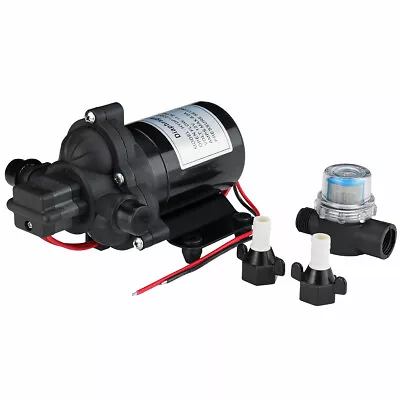 12V 45PSI High Pressure Diaphragm Pump Self Priming Water Pump 11.6L/min Caravan • £49.99