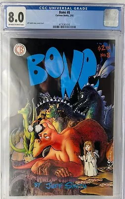 Bone #8 CGC 8.0 1st Print Jeff Smith Cartoon Books 1993 Red Dragon HTF • $75