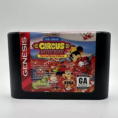 The Great Circus Mystery Starring Mickey (Sega Genesis) Cartridge Only • $25