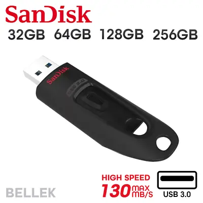£5.99 • Buy SanDisk Ultra USB 32GB 64GB 128GB 256GB 3.0 Flash Drive Memory Stick