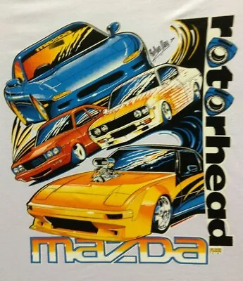 Mazda Rotorhead  Car T-shirt Short Sleeve Available In Kids And Adults Sizes  • $35