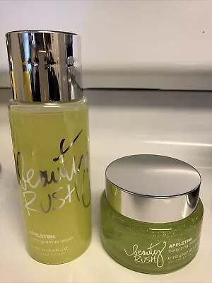  Victoria Secret Beauty Rush Body Glimmer Wash And Gel Appletini RARE!  • $50