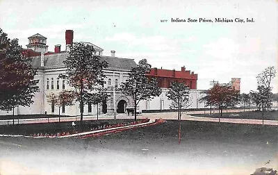 Indiana State Prison Michigan City IN 1910c Postcard • $7