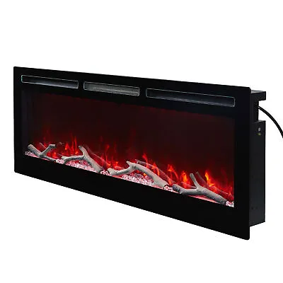 Edyo Living Wall Mount Or Recessed Electric Fireplace With Touch Screen 50 Inch • $212.99