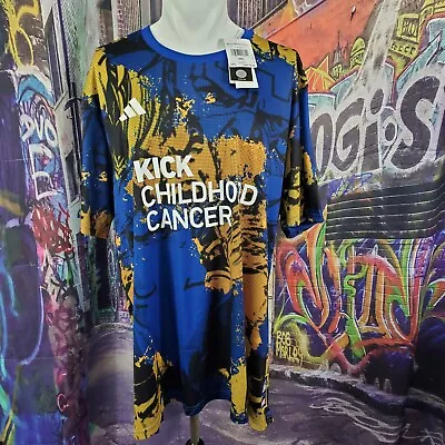 ADIDAS X Marvel Kick Childhood Cancer MLS Soccer Jersey HT3238 Size XXL New (A22 • $85.37