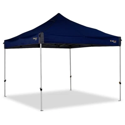 OZtrail Deluxe 3.0 Gazebo With Hydro-Flow Anti Ponding Bars In Blue • $229.90