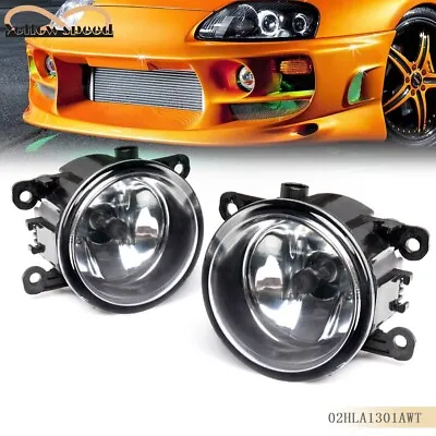 Left & Right Fog Light Lamp W/ H11 Bulbs Fit For Acura Honda Ford Nissan Suzuki • $15.54