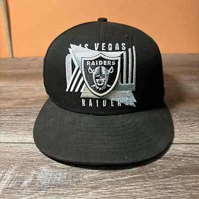 9Fifty Mens Black NFL Las Vegas Raiders Adjustable Snapback Hat Cap • $15