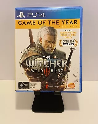 The Witcher 3 Wild Hunt Game Of The Year Edition PS4 PlayStation 4 Sony PAL • $25