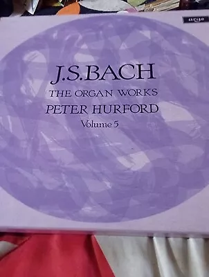 Lp Classical Boxset J.s.bach The Organ Works Peter Hurford Volume  5 • £4