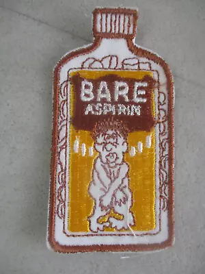 Vintage Wacky Packages Patch Bare Aspirin 3.5  • $9.99