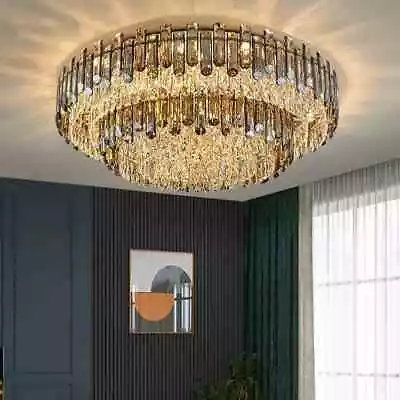 Led Crystal Ceiling Light Modern Chandelier Lamp • £279