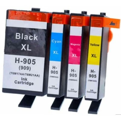 $34 • Buy 4x Generic 905XL Ink Cartridges For HP Officejet Pro 6950 6956 6960 6970 Printer