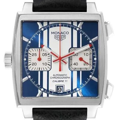 Tag Heuer Monaco McQueen Limited Edition Steel Mens Watch CAW211D Box Card • $6760