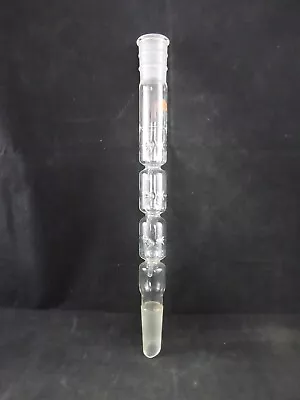 ACE Glass Vigreux Column 8” E.L. 24/40 ST 3-Chamber Snyder Distillation Drip Tip • $74.99