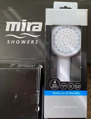 Mira Response Shower Head In White - Brand New Boxed - See Pics - Buy It £16.99 • £18.99