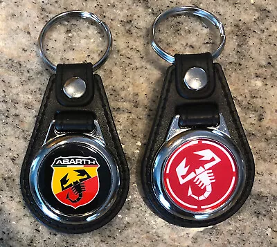 Key Fob Keychain Key Ring For Fiat Abarth  (2-Pack) • $17.99