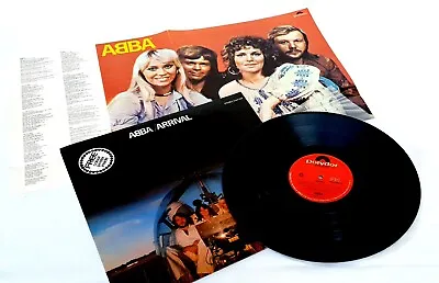 ABBA ARRIVAL LP 1976 S'pore/Malay/Hong Kong-POSTER Polydor - 2344 058 • $95