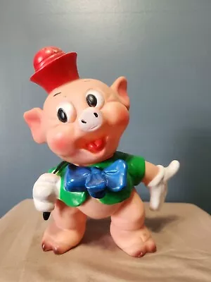 RARE Walt Disney Productions The Three Little Pigs Vintage Rubber Squeak Doll • $95