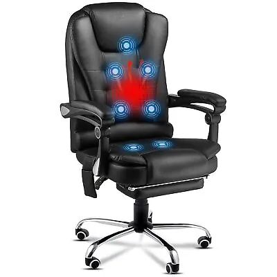 YODOLLA Executive Computer Office Desk Chair Heat&Massage Ergonomic Swivel Chair • $159.99